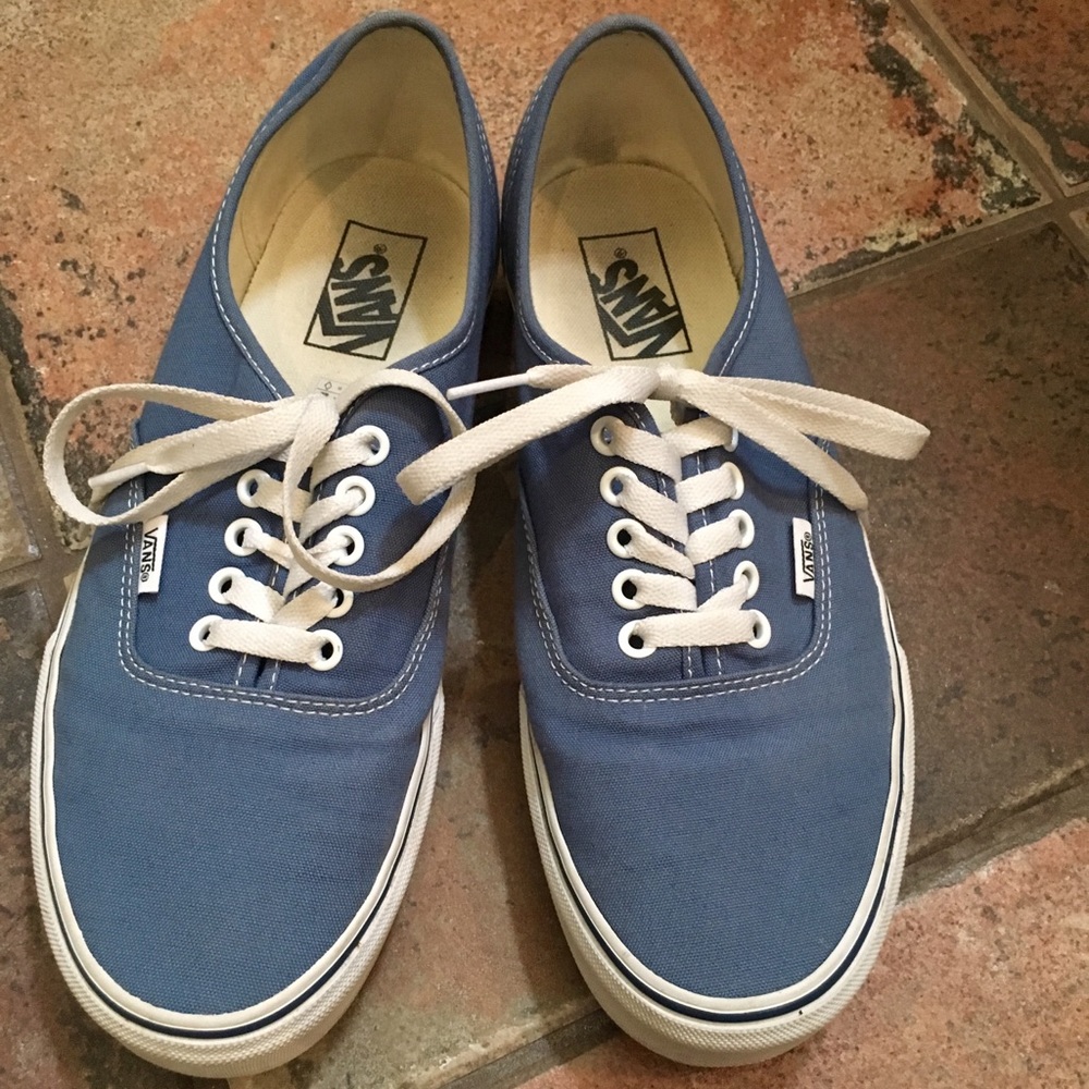 Royal Blue Vans!!